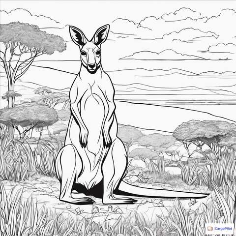 Kolorowanka-Kangur 24