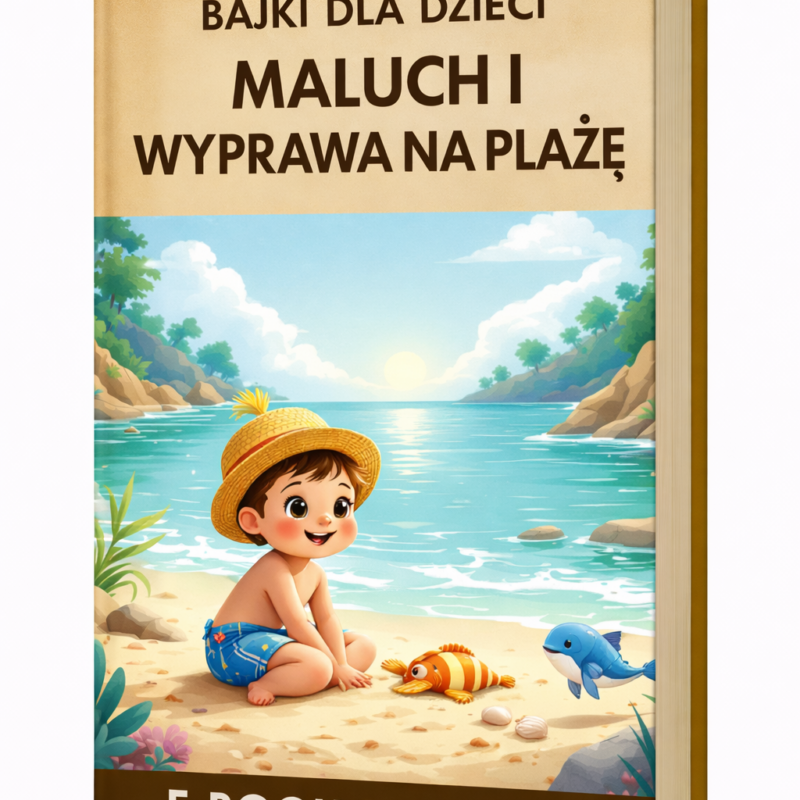 Ebook. BAJKA - MALUCH I WYPRAWA NA PLAŻĘ TOM 3 z 5