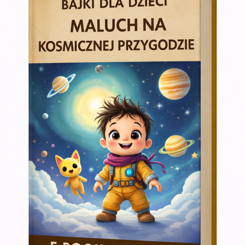 Ebook. BAJKA - MALUCH NA KOSMICZNEJ PRZYGODZIE TOM  4 z 5