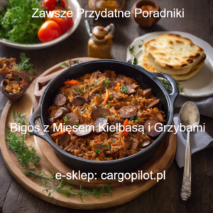 PRZEPIS NA BIGOS Z MIĘSEM KIEŁBASĄ I GRZYBAMI TRADYCYJNY