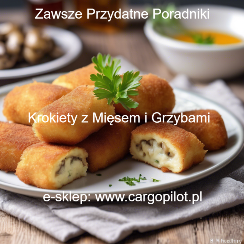 PRZEPIS NA KROKIETY Z MIĘSEM I GRZYBAMI TRADYCYJNE