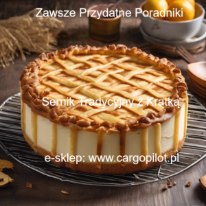 PRZEPIS NA SMACZNY SERNIK TRADYCYJNY Z KRATKĄ NA WIERZCHU