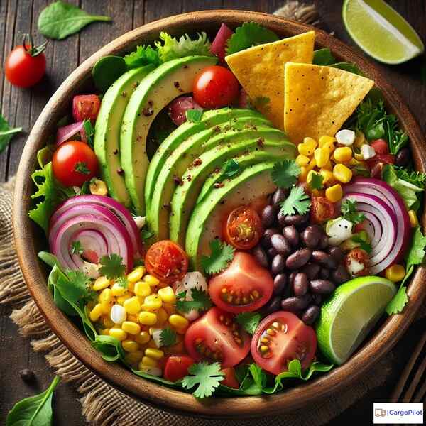 Grafika JPEG. Sałatka z Awokado.