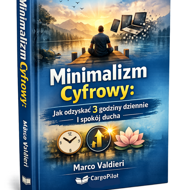 E-Book, Samorozwój Pt. "Minimalizm Cyfrowy: Jak odzyskać 3 godziny dziennie i spokój ducha"
